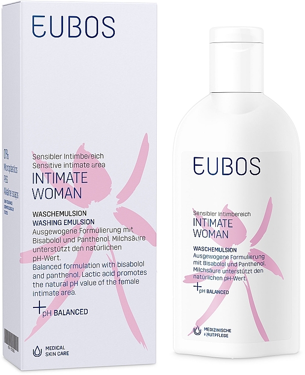 Emulsion für die Intimhygiene - Eubos Med Intimate Woman Washing Emulsion — Bild N1