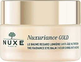Düfte, Parfümerie und Kosmetik Anti-Aging Absolu Augenkonturpflege - Nuxe Nuxuriance Gold Radiance Eye Balm