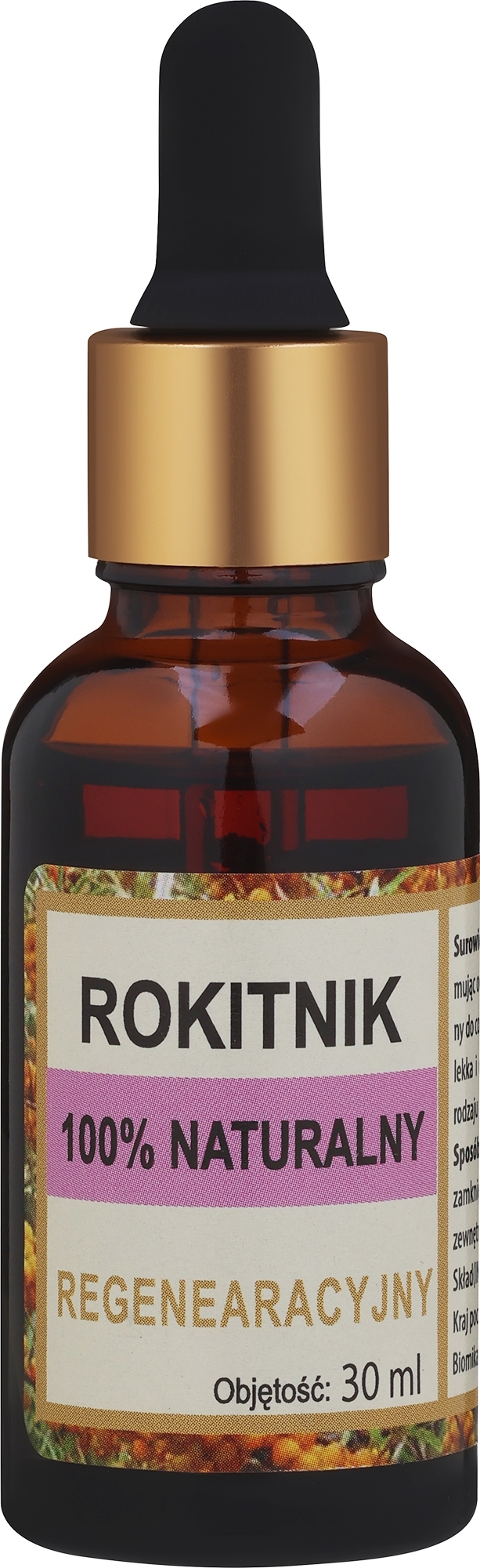 Natürliches Öl mit Pipette Sanddorn - Biomika Sea Buckthorn Oil  — Bild 30 ml