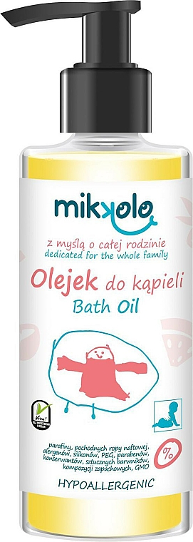 Hypoallergenes Badeöl für Babys - Nova Kosmetyki Mikkolo Bath Oil — Bild N1