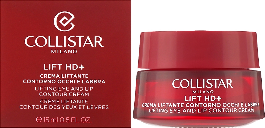 Creme für die Haut um die Augen und Lippen - Collistar Lift HD+ Lifting Eye And Lip Contour Cream — Bild N2