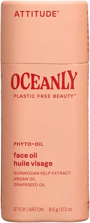 Trockenes und pflegendes Arganöl für das Gesicht - Attitude Oceanly Phyto-Oil Face Oil — Bild N1