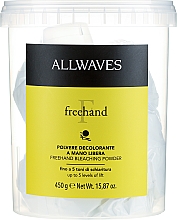 Düfte, Parfümerie und Kosmetik Blondierpulver - Allwaves Freehand Bleaching Powder