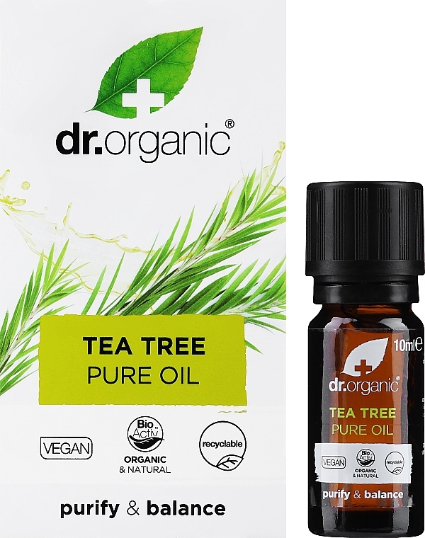 Teebaumöl - Dr. Organic Bioactive Organic Tea Tree Aceite Puro — Bild N2