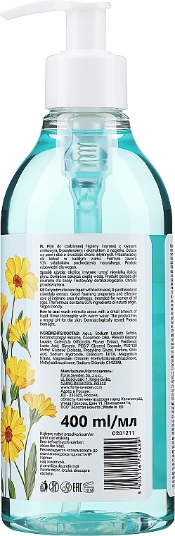 Gel für die Intimhygiene mit Ringelblumenextrakt - On Line Intimate Delicate Intimate Wash — Bild N2