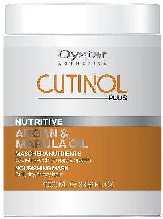 Maske für trockenes Haar - Oyster Cutinol Plus Argan & Marula Oil Nourishing Hair Mask — Bild N2