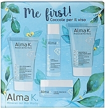 Gesichtspflegeset - Alma K Me First Face Care Kit (Gesichtsgel 30ml + Gesichtstoner 15ml + Creme 15ml + Maske 30ml) — Bild N1