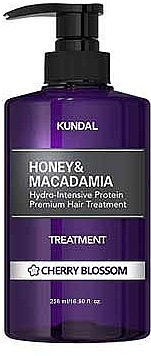 Intensiv feuchtigkeitsspendende Haarspülung mit Kirschblüten - Kundal Honey & Macadamia Treatment Cherry Blossom — Bild N2