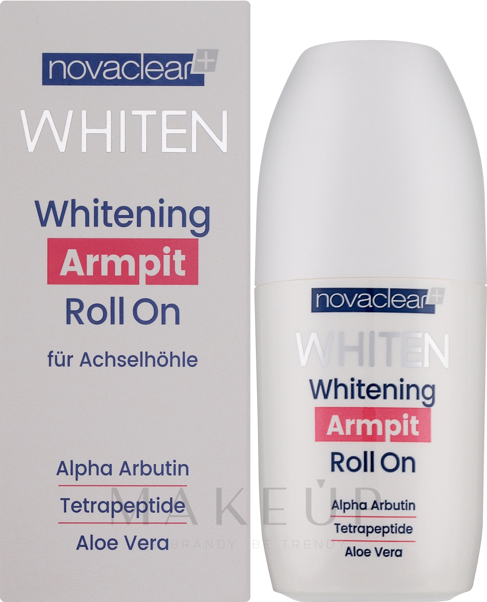 Whitening-Roller für den Achselbereich - Novaclear Whiten Whitening Armpit Roll On — Bild 50 ml