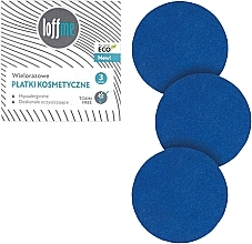 Wiederverwendbare Kosmetikpads 3 St. blau - Loffme — Bild N1
