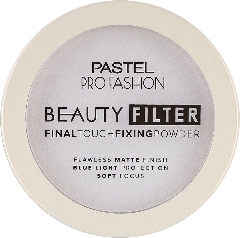 Fixierpuder mit Blotting-Power für matten Teint - Unice Final Touch Pastel Fixing Powder — Bild N2