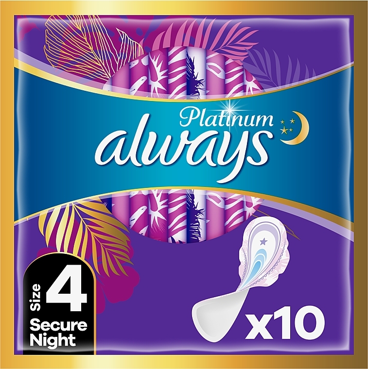 Damenbinden Größe 4 10 St. - Always Platinum Secure Night — Bild N2