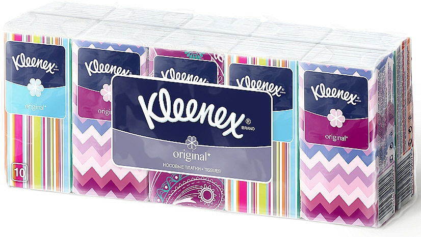 Taschentücher aus Papier Original 10x 10 St. - Kleenex — Bild N1