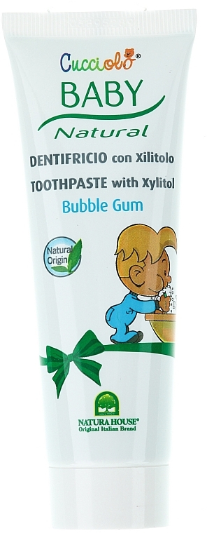 Kinderzahnpasta mit Kaugummi-Geschmack - Natura House Baby Cucciolo Toothpaste — Bild N1