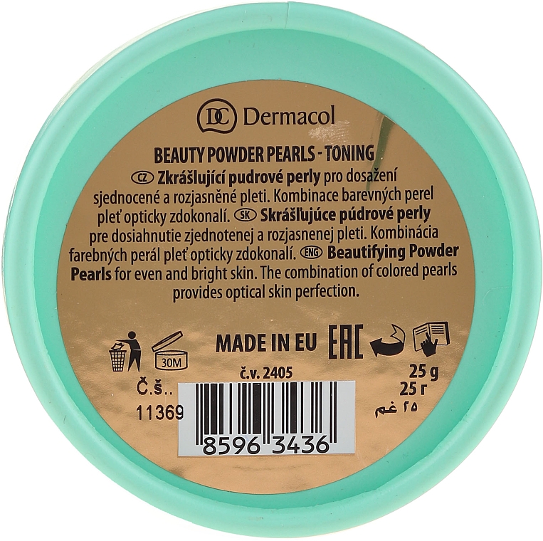 Puderperlen - Dermacol Beauty Powder Pearls Toning — Bild N3