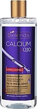 Reinigende und feuchtigkeitsspendende Mizellenflüssigkeit gegen Falten - Bielenda Calcium + Q10  — Bild N1