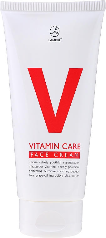 Regenerierende Gesichtscreme mit reichhaltigem Vitaminkomplex - Lambre Vitamin Care Face Cream — Bild N1