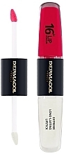 Düfte, Parfümerie und Kosmetik 2in1 Lang anhaltender Lippenstift - Dermacol 16H Lip Colour Extreme Long-Lasting Lipstick
