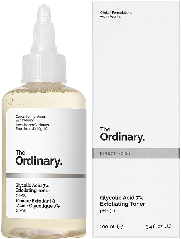 Exfolierendes Gesichtstonikum mit 7% Glykolsäure - The Ordinary Glycolic Acid 7% Exfoliating Toner — Bild N2