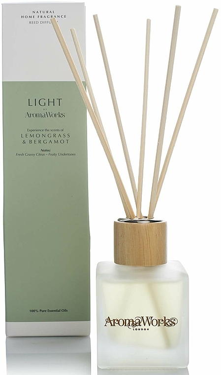 Duftset - AromaWorks Light Range Reed Diffuser (Raumerfrischer 4x100ml) — Bild N2