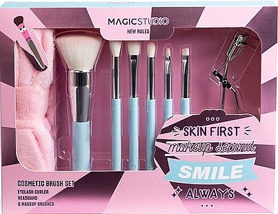 Set 8 St. - Magic Studio New Rules Skin First Cosmetic Brush Set — Bild N2