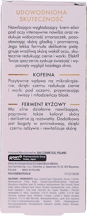 Feuchtigkeitsspendende und glättende Creme-Elixier für Augen und Augenlider 30+ - Perfecta Skin — Bild N3