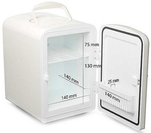 Kosmetischer Kühlschrank mini weiß - Fluff Cosmetic Fridge — Bild N3