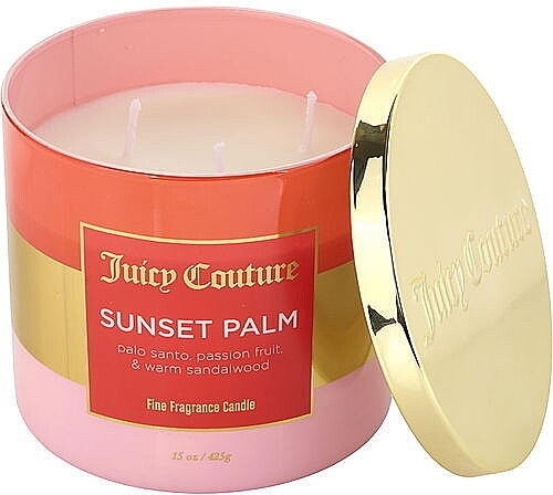 Duftkerze - Juicy Couture Sunset Palm Fine Fragrance Candle — Bild N2