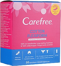 Düfte, Parfümerie und Kosmetik Slipeinlagen ohne Duft 56 St. - Carefree Cotton FlexiForm Unscented