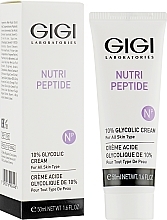 Peptidcreme mit 10% Glykolsäure - Gigi Nutri-Peptide 10% Glycolic Cream — Bild N4