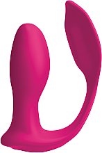 Stimulierender Vibrator für doppeltes Vergnügen mit Fernbedienung pink - PipeDream Threesome Double Ecstasy Pink — Bild N3