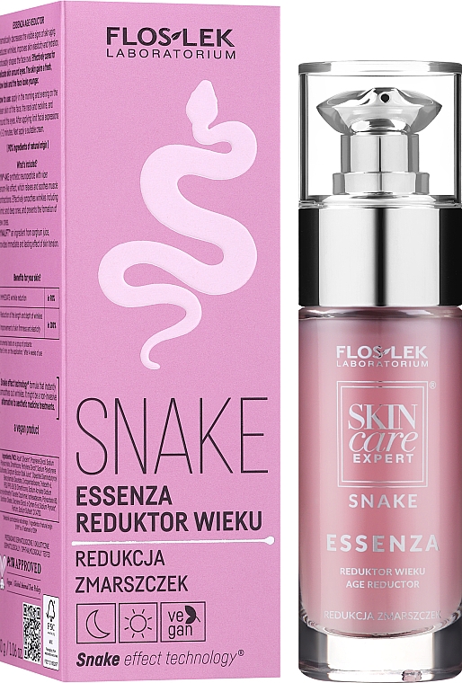 Anti-Falten Gesichtsemulsion - FlosLek Skin Care Expert Snake Essenza — Bild N2