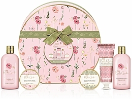 Düfte, Parfümerie und Kosmetik Set 5 St. - Baylis & Harding Royale Garden Rose, Poppy & Vanilla Luxury Hat Box Gift Set