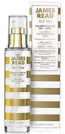Trockenes Selbstbräunungsöl für das Gesicht mit Kokosnussöl - James Read Self Tan Coconut Dry Oil Tan Body — Bild N1