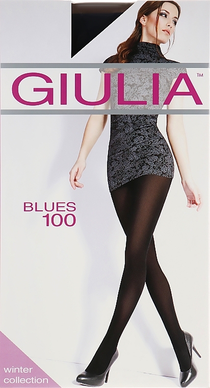 Strumpfhose Blues 3D 100 Den deep navy - Giulia — Bild N1