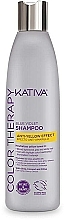 Anti-Gelbstich Shampoo für blondes, graues und weißes Haar - Kativa Color Therapy Anti-Yellow Effect Shampoo — Bild N2