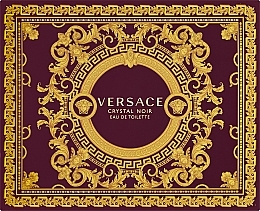 Düfte, Parfümerie und Kosmetik Versace Crystal Noir - Duftset (Eau de Toilette 50ml + Körperlotion 50ml + Duschgel 50ml)