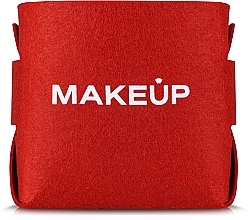 Organizer für Kosmetika Beauty Basket rot - MAKEUP Desk Organizer Red — Bild N1