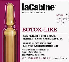 Düfte, Parfümerie und Kosmetik Konzentriertes Serum in Ampullen mit Botox-Effekt - La Cabine Botox Like Ampoules