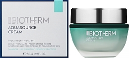 Feuchtigkeitsspendende Gesichtscreme für normale und Mischhaut - Biotherm Aquasource Cream Normal Skin — Bild N2