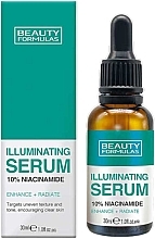 Düfte, Parfümerie und Kosmetik Aufhellendes Gesichtsserum mit Niacinamid - Beauty Formulas Illuminating Serum 10% Niacinamide