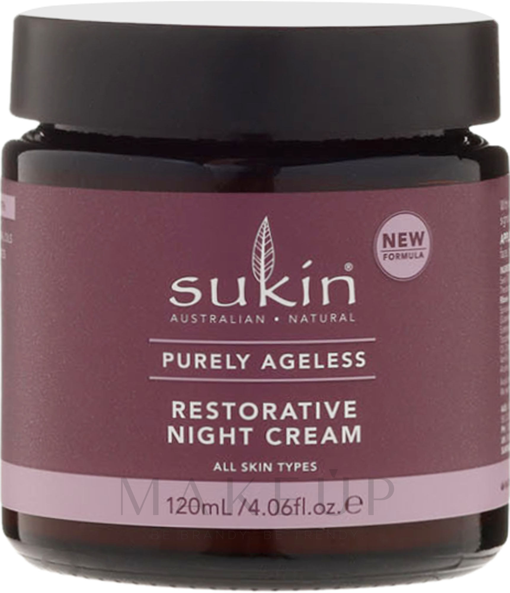 Anti-Falten Nachtcreme - Sukin Purely Ageless Night Cream — Bild 120 ml