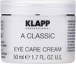 Reichhaltige Anti-Aging Augencreme mit Vitamin A und E - Klapp A Classic Eye Care Cream — Bild N3