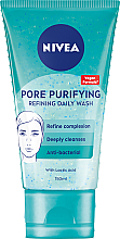 Düfte, Parfümerie und Kosmetik Peeling-Gesichtswaschgel gegen Hautunreinheiten - NIVEA Pure Effect Clean Deeper