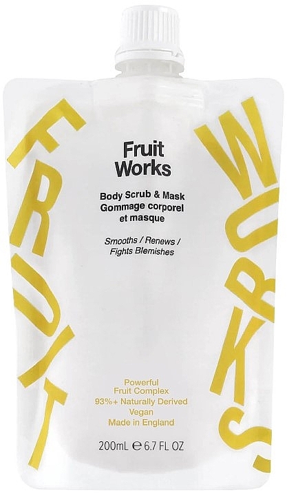 Peeling und Körpermaske  - Fruit Works Body Scrub & Mask — Bild N1