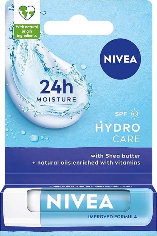 Lippenbalsam "Hydro Care" SPF 15 - NIVEA Lip Care Hydro Care Lip Balm — Foto N1