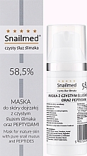 Gesichtsmaske für reife Haut mit Schneckenschleim und Peptiden - Snailmed — Bild N2
