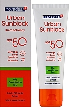 Sonnenschutz-Gesichtscreme für fettige Haut SPF 50 - Novaclear Urban Sunblock Protective Cream Oily Skin SPF50 — Bild N2