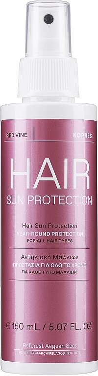 Sonnenschutz für das Haar - Korres Red Vine Hair Sun Protection — Bild N1