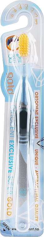 Zahnbürste dunkelgrün - Orto-Dent Gold Exclusive Toothbrush — Bild N1